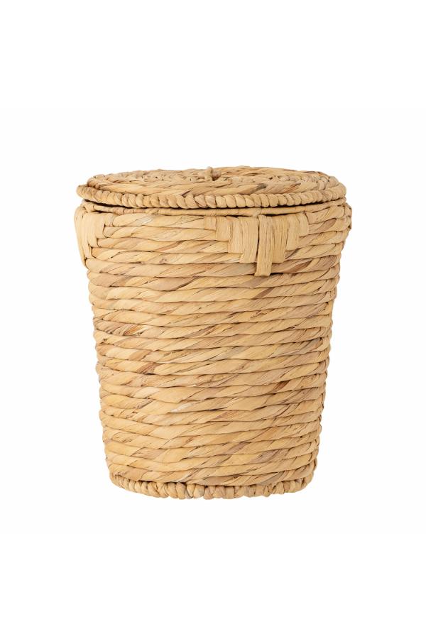 Bloomingville Peri Basket w/Lid, Nature, Water Hyacinth