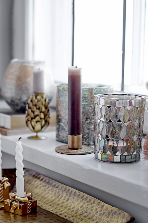 Bloomingville Twist Candle, White, Paraffin