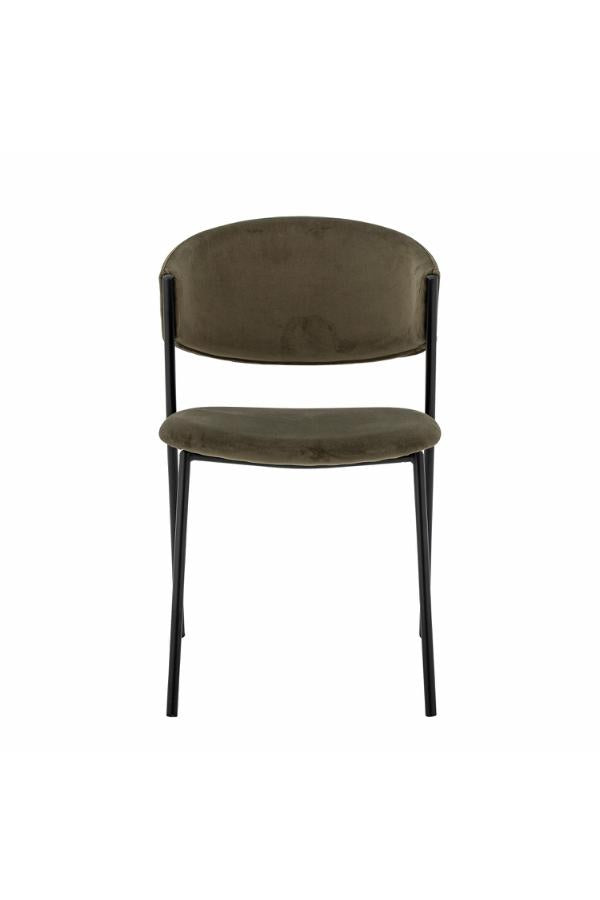 Bloomingville Marlo Dining Chair, Green, Recycled Polyester