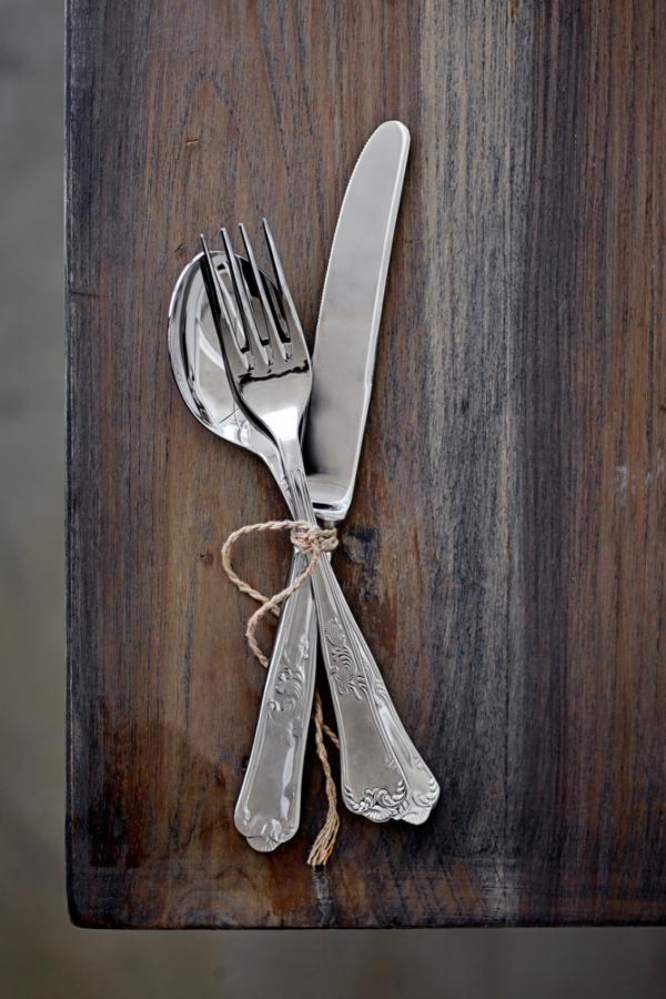 Creative Collection Tilly Cutlery, Silver, Stainless Steel