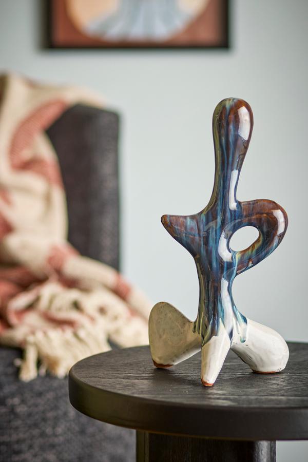 Bloomingville Harlan Deco, Blue, Stoneware