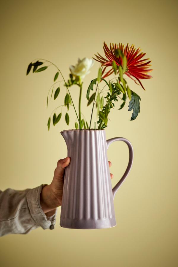 Bloomingville Latina Jug, Rose, Stoneware