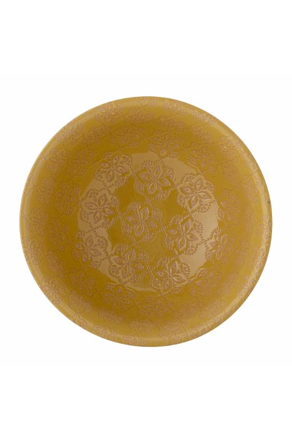 Creative Collection Marsala Bowl, Yellow, Stoneware