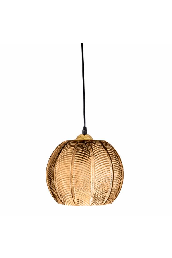 Bloomingville Adar Pendant Lamp, Brown, Glass