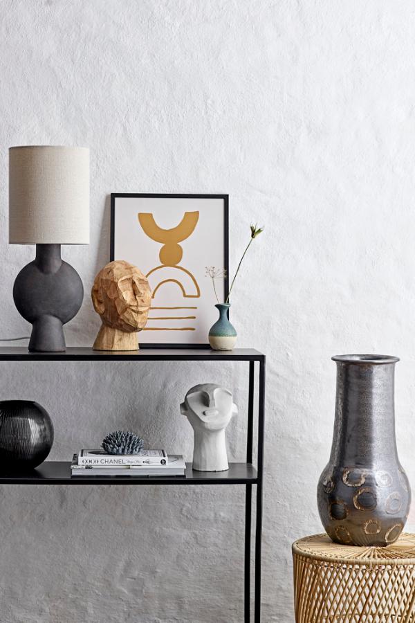 Bloomingville Sergio Table lamp, Brown, Stoneware