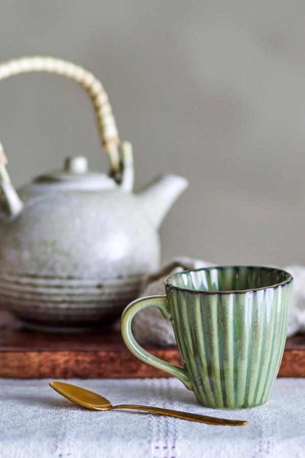 Bloomingville Latina Cup, Green, Stoneware