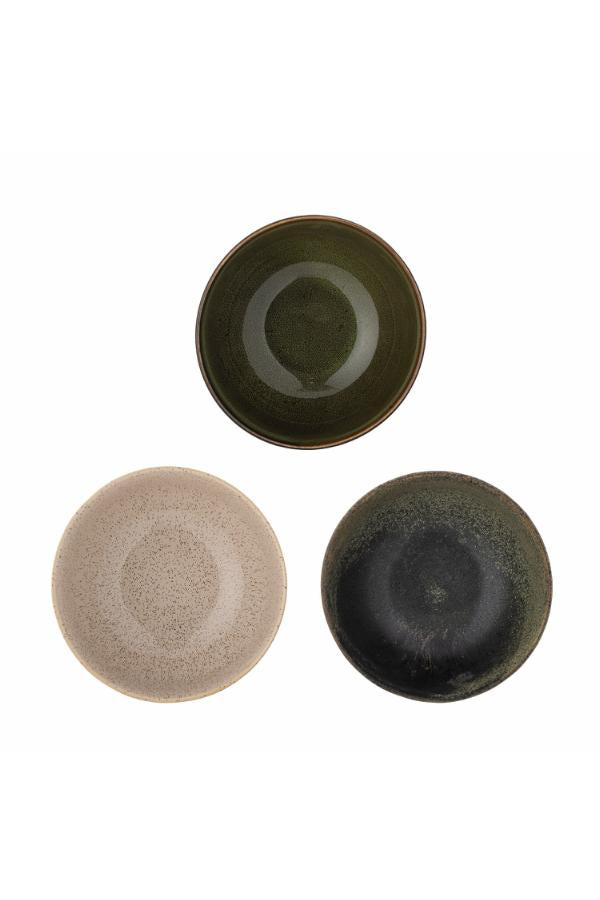 Bloomingville Addison Bowl, Green, Stoneware