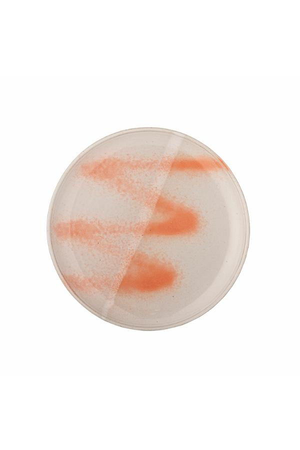 Bloomingville Paula Plate, Orange, Stoneware