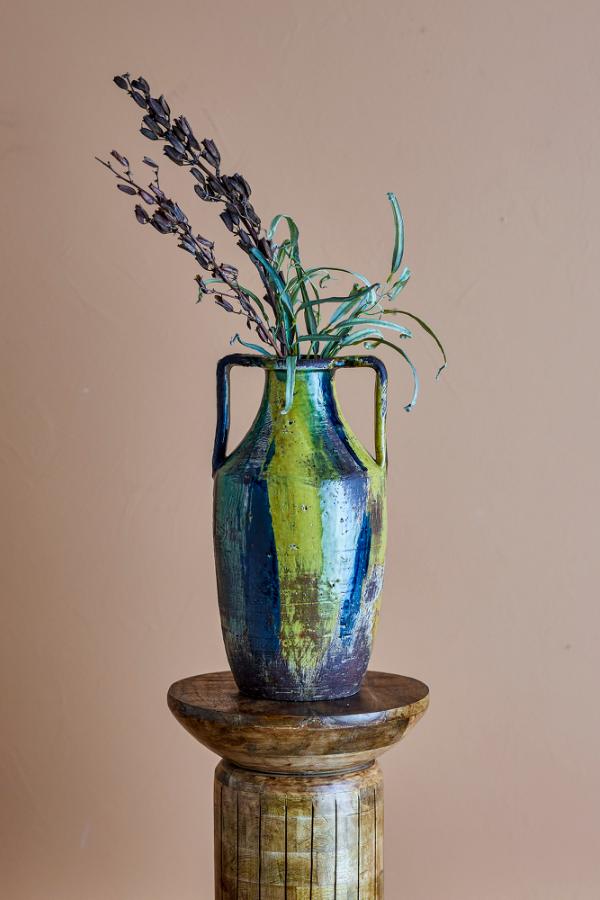 Creative Collection Wilder Deco Vase, Multi, Terracotta