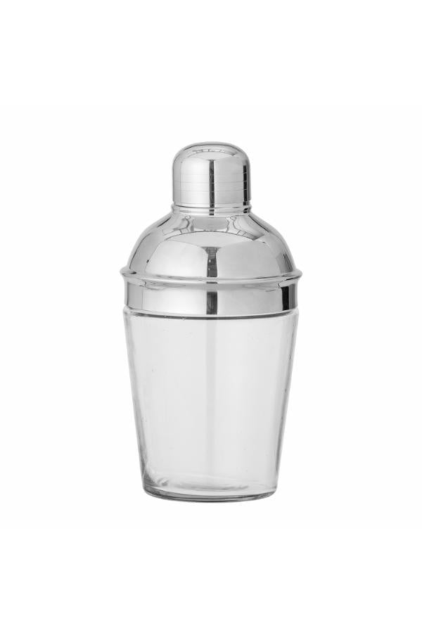 Creative Collection Cocktail Shaker, Silver, Recycled Glass
