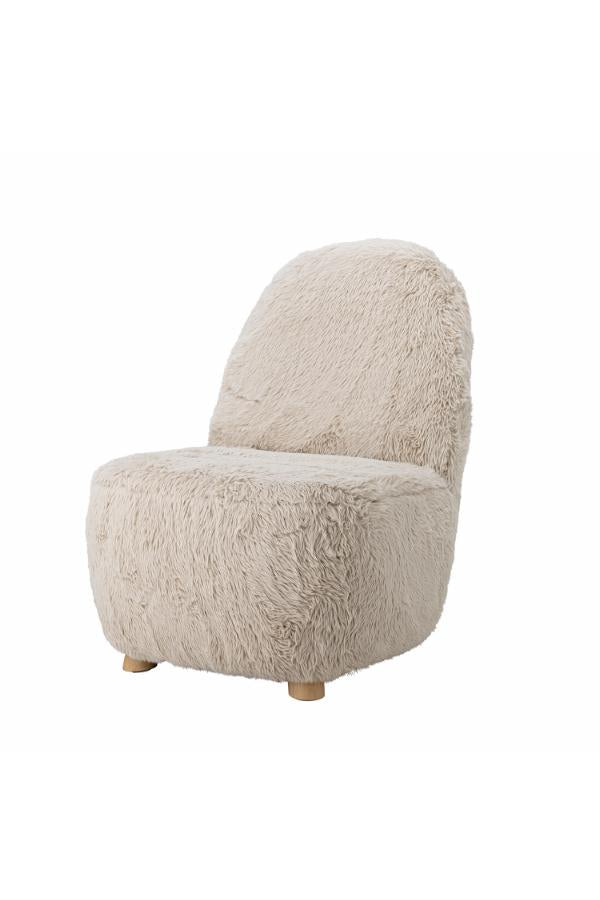 Creative Collection Yvona Lounge Chair, Nature, FSC®100%, Rubberwood