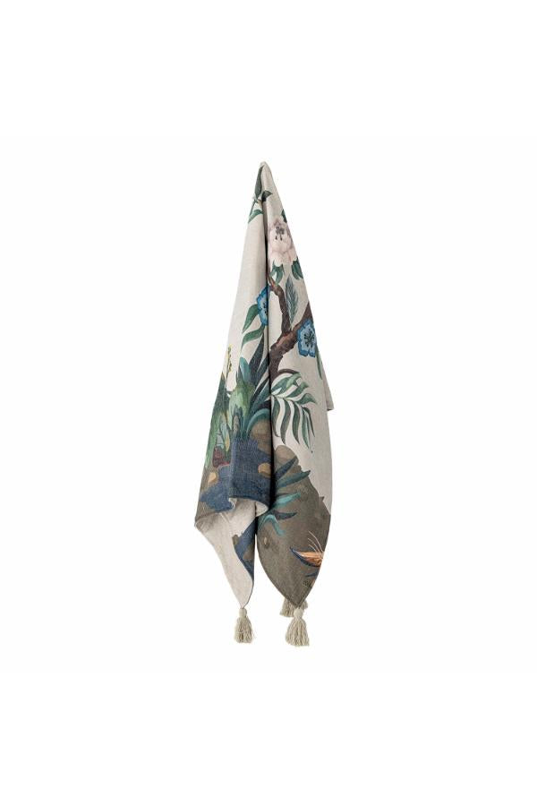 Creative Collection Peacock Throw, Green, Polyester