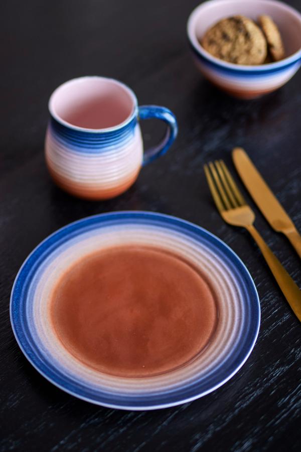 Bloomingville Tatum Plate, Multi, Stoneware