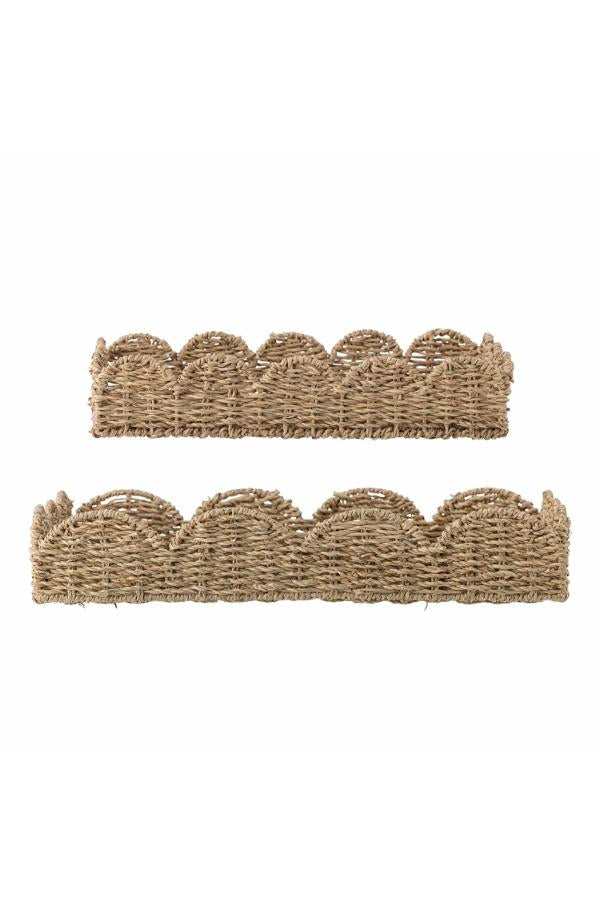 Bloomingville Brea Serving Tray, Nature, Seagrass