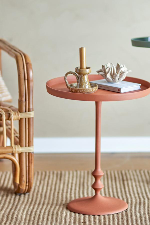 Bloomingville Anjou Side Table, Orange, Aluminum