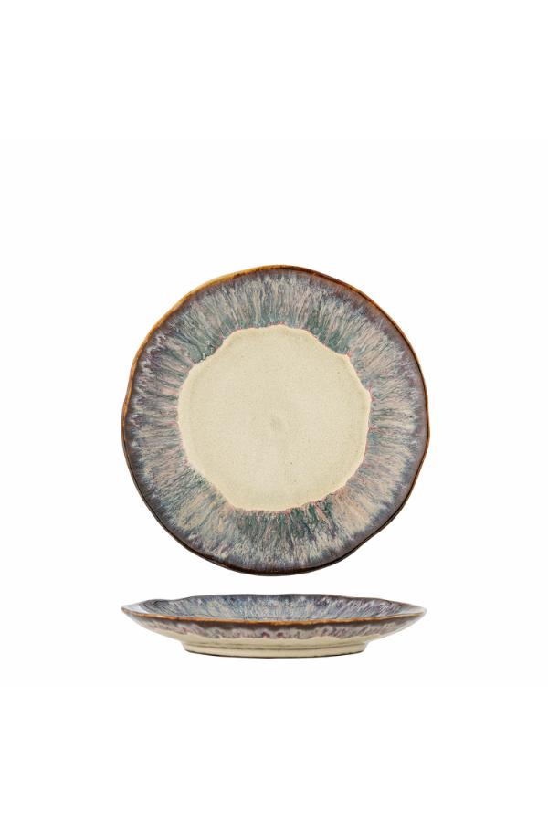 Bloomingville Imogen Plate, Multi, Stoneware