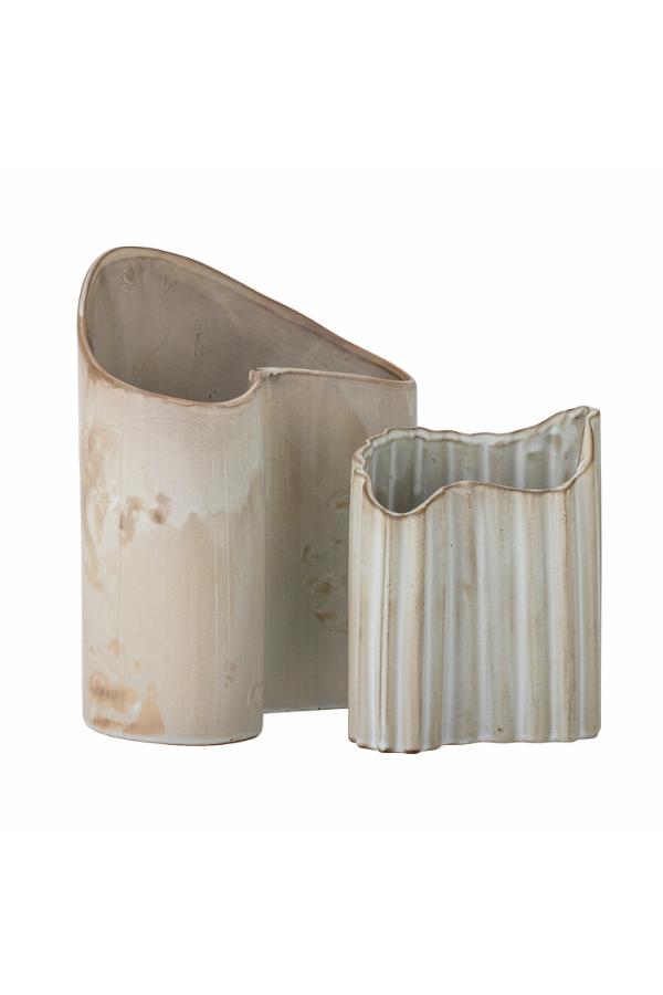 Bloomingville Henaj Vase, Brown, Stoneware