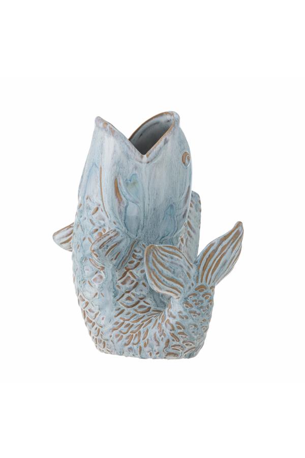 Creative Collection Hiro Vase, Blue, Stoneware