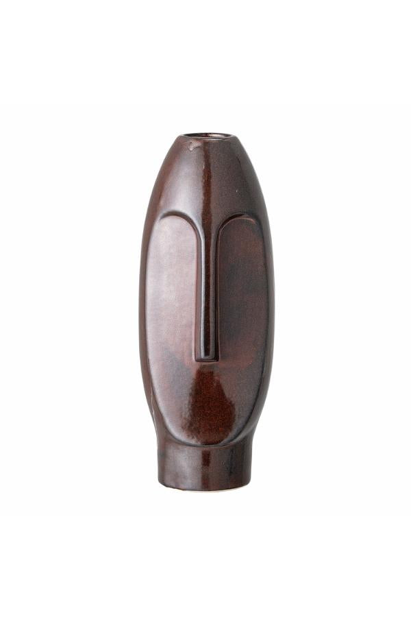 Bloomingville Daviid Vase, Brown, Stoneware