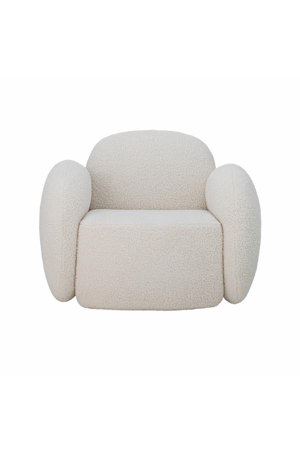 Bloomingville Zanno Lounge Chair, White, FSC®Mix, Pine