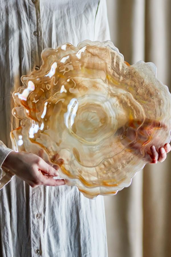 Bloomingville Asimi Bowl, Nature, Glass