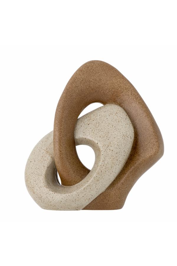Bloomingville Esad Deco, Brown, Polyresin