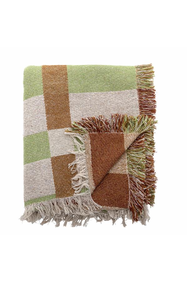 Bloomingville Galvin Throw, Multi, Recycled Cotton