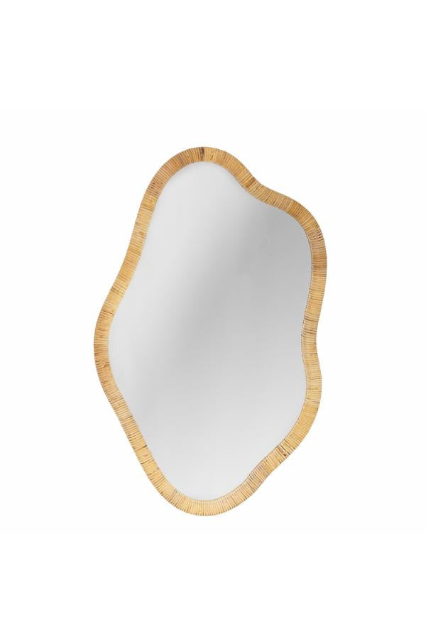 Bloomingville Ashlie Wall Mirror, Nature, Rattan