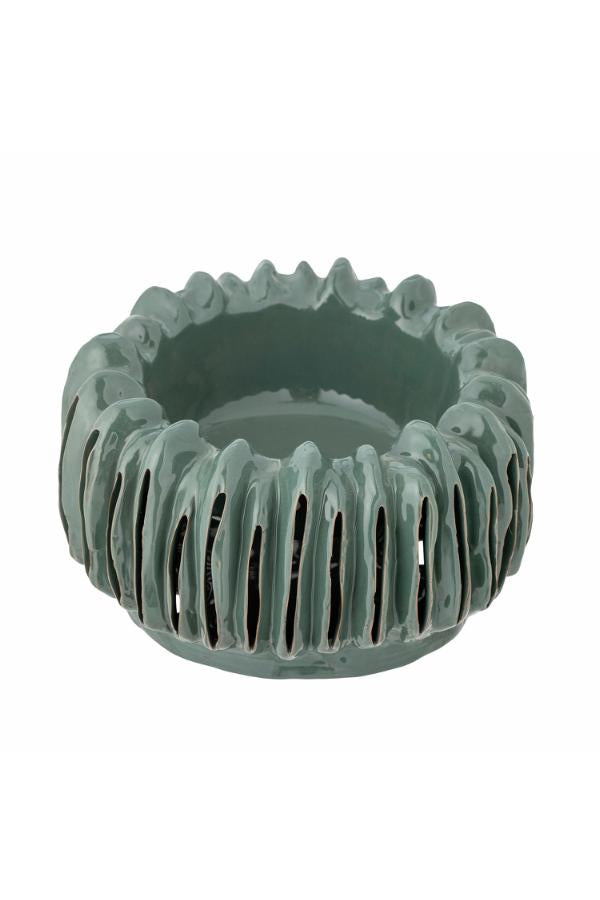 Creative Collection Mavel Flowerpot, Green, Stoneware