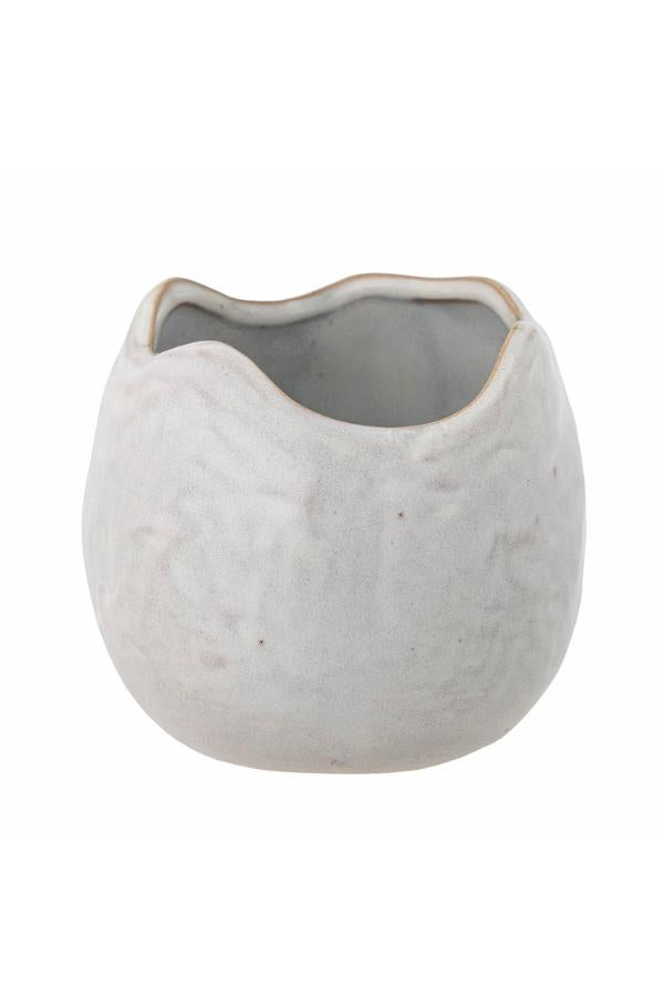 Bloomingville Pennie Flowerpot, White, Stoneware