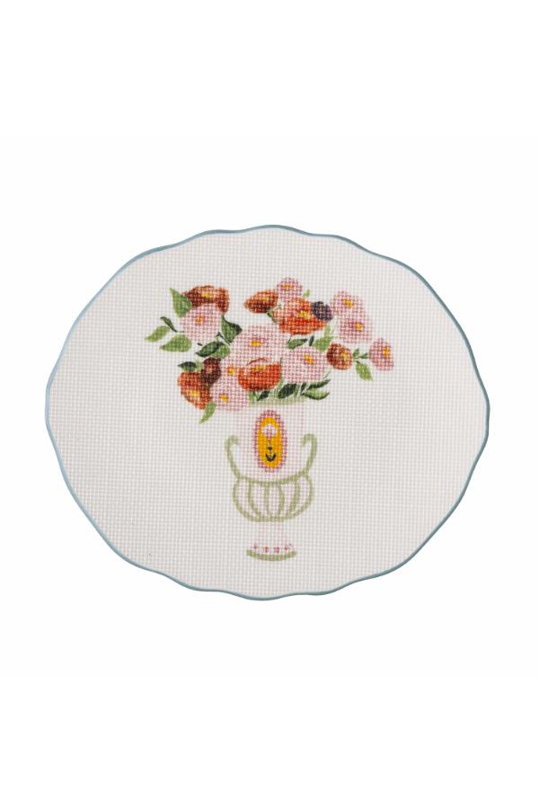 Bloomingville Dorothy Plate, Multi, Stoneware