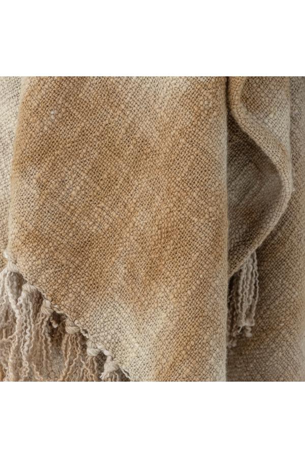 Bloomingville Thelma Throw, Yellow, Cotton
