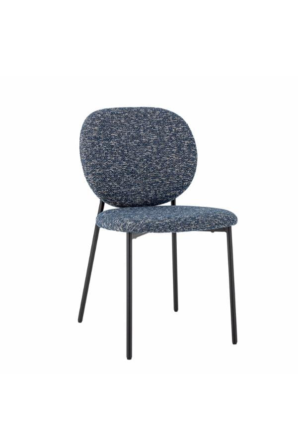 Bloomingville Percey Dining Chair, Blue, FSC®100% Plywood