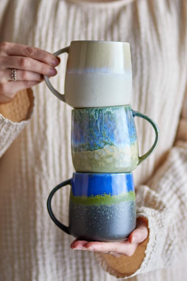 Creative Collection Cloe Mug, Blue, Stoneware