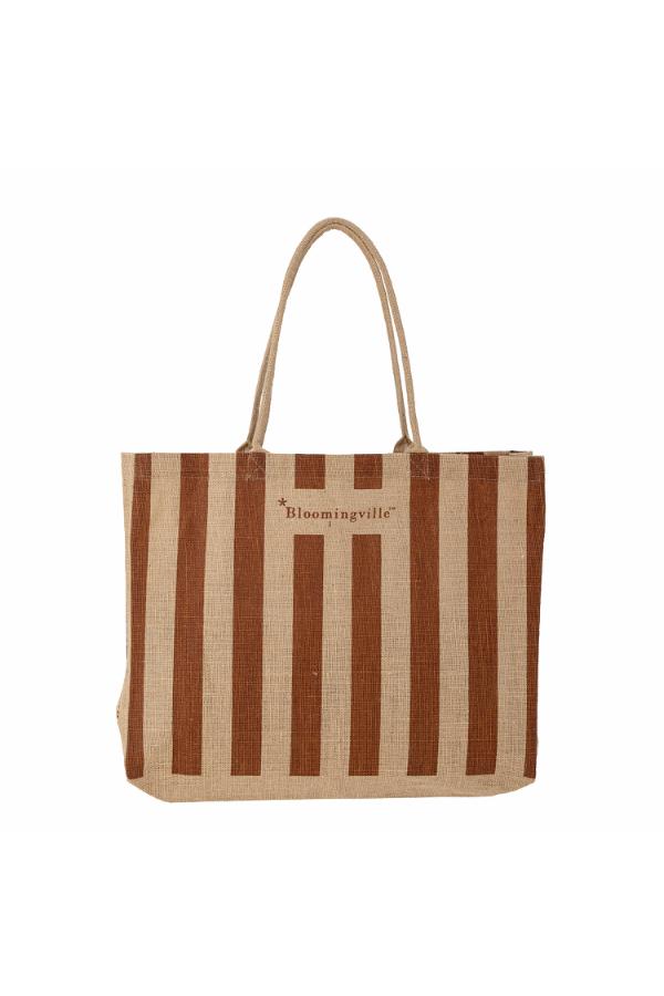 Bloomingville Bergamo Shopping Bag, Brown, Jute