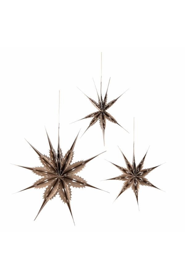 Bloomingville Ilo Star, Brown, FSC®Mix, Paper