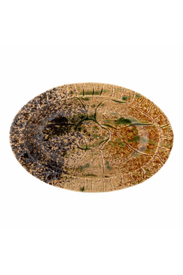 Creative Collection Larken Serving Plate, Multi, Stoneware