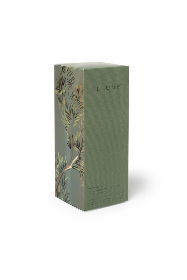 Illume Hinoki Sage Scent Diffuser, Green,