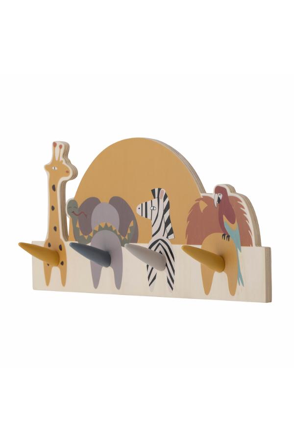 Bloomingville Mini Mallen Coat Rack, Multi, FSC®100% Plywood
