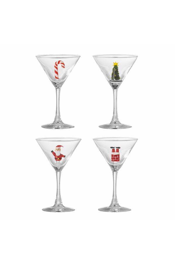 Bloomingville Misa Cocktail Glass, Multipack, Clear, Glass