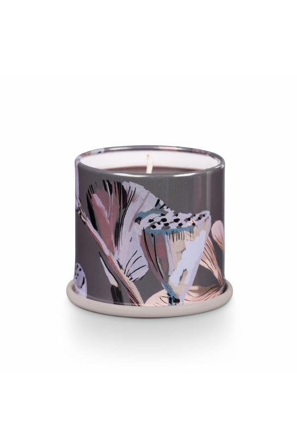 Illume Woodfire Demi Vanity Tin Candle, Brown,