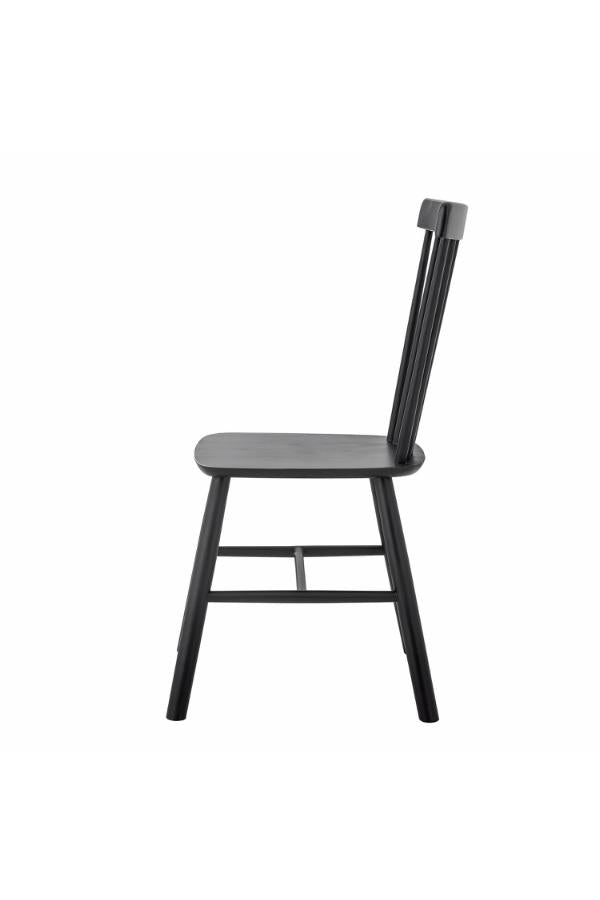 Creative Collection Mill Dining Chair, Black, Pine
