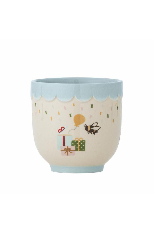 Bloomingville Mini Celebrate Cup, Blue, Stoneware