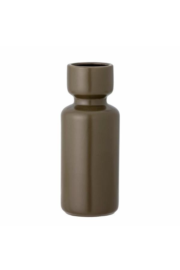 Bloomingville Ibro Vase, Green, Stoneware