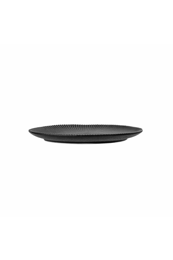Bloomingville Neri Plate, Black, Stoneware