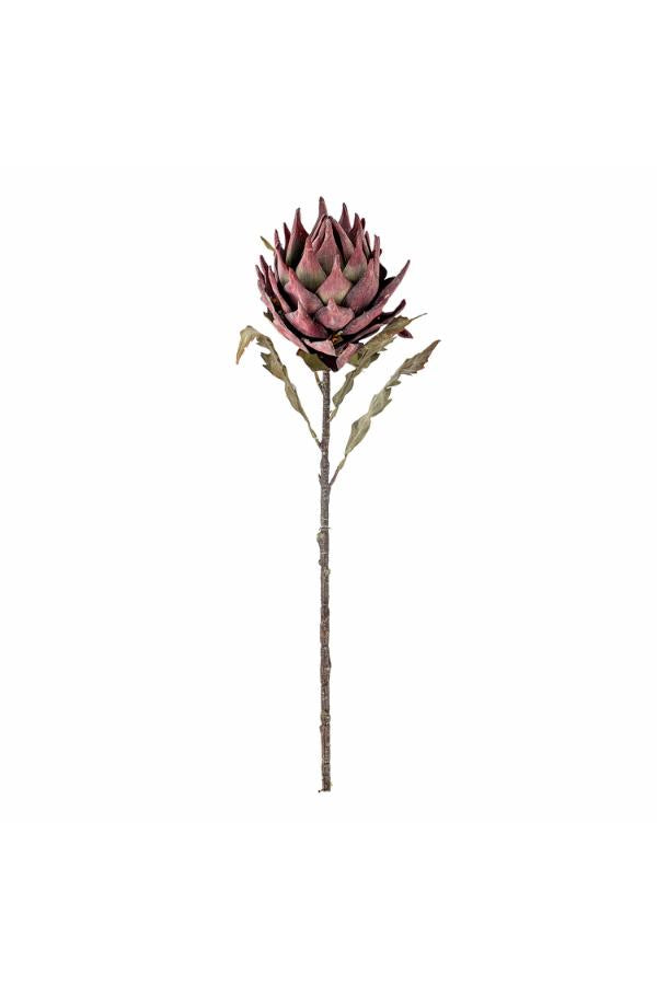 Bloomingville Protea Stem, Purple, Artificial Flowers