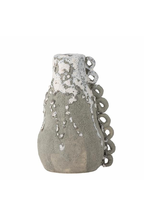 Creative Collection Souri Candle Holder, Grey, Stoneware