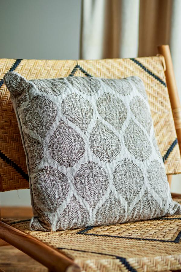 Creative Collection Cergy Cushion, Brown, Cotton