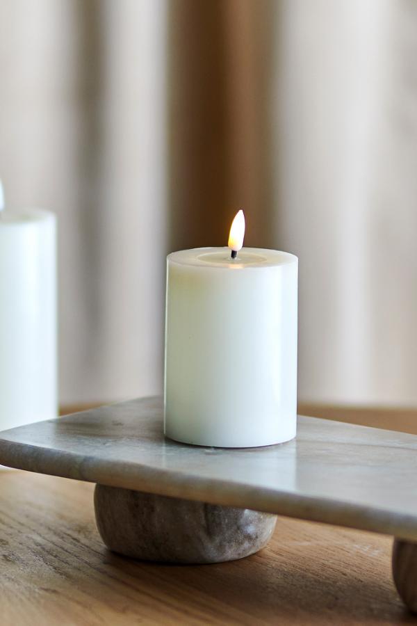 Bloomingville Ponza LED Candle, White, Paraffin