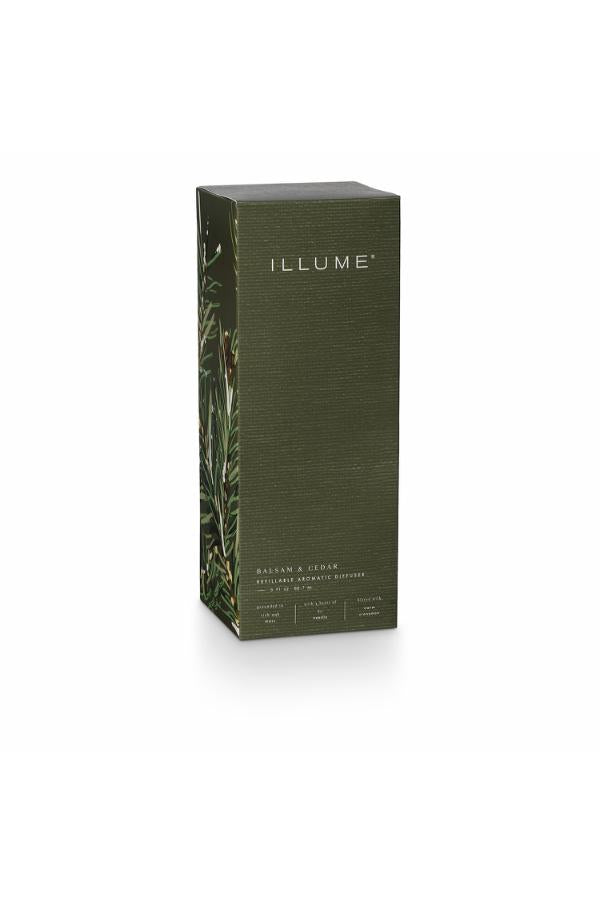 Illume Balsam & Cedar Scent Diffuser, Green,